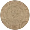 Image de Tapis Jute tressé 120 cm rond