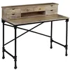 Image de Bureau Bois de manguier massif et acier 110 x 50 x 96 cm