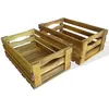 Image de Caisse à pommes 2 pcs Bois d acacia massif