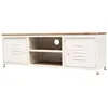 Image de vidaXL Meuble TV 120 x 30 x 40 cm Blanc