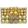 Image de vidaXL Ensemble de boules de Noël 100 pcs 6 cm Doré