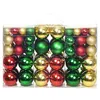 Image de vidaXL 100x Boules de Noël Rouge/Doré/Vert Ornements Sapin Arbre Décor Maison