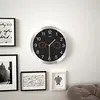 Image de vidaXL Horloge Murale à Quartz Hygromètre Thermomètre Noir Pendule de Cuisine 50624