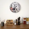 Image de vidaXL Horloge Murale Vintage, Pendule Murale, Décoration de Chambre à Coucher Cuisine Bureau Salon Maison Intérieur, 50628