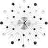 Image de vidaXL Horloge Murale avec Mouvement à Quartz Design Moderne 50 cm Décoration 50641