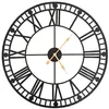 Image de vidaXL Horloge Murale Vintage Mouvement à Quartz Métal Montre Pendule de Salon 50645