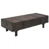 Image de vidaXL Table basse Bois massif style vintage 120 x 55 x 35 cm