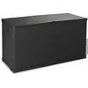 Image de Boîte de stockage de jardin Anthracite 120x56x63 cm PP Rotin