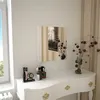 Image de vidaXL Miroir Mural Carré Verre Décoration Mur Maison Salon Salle de Séjour 245698