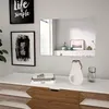 Image de vidaXL Miroir Mural Rectangulaire Verre Décoration Mur Maison Salle de Séjour 245699