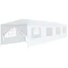 Image de Tonnelle de jardin 3x12 m Blanc