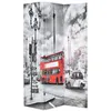 Image de Cloison de séparation - VIDAXL - Bus londonien - 120 x 170 cm - Noir et blanc - Design contemporain