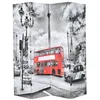 Image de Cloison de séparation - vidaXL - Bus londonien - 160 x 180 cm - Noir et blanc - Design contemporain