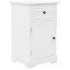 Image de Table de chevet MDF et bois de pin 35x32x59 cm