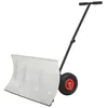 Image de vidaXL Chasse-neige manuel avec roues 100 x 44 cm
