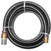 Image de vidaXL Zuigslang met messing koppelingen 7 m 25 mm zwart142890