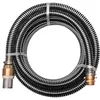 Image de vidaXL Zuigslang met messing koppelingen 15 m 25 mm zwart142892