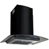 Image de vidaXL Hotte Murale Acier Inoxydable 756 m³/h 60 cm Noir Aspirante Maison 50707