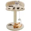 Image de vidaXL Arbre à chat avec griffoir en sisal 40 cm Beige et Marron