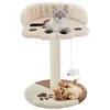 Image de vidaXL Arbre à chat avec griffoir en sisal 40 cm Beige et Marron