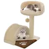 Image de vidaXL Arbre à chat avec griffoir en sisal 40 cm Beige et Marron