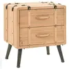 Image de Table de chevet Bois de sapin massif 50 x 35 x 57 cm
