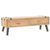Image de vidaXL Meuble TV Bois de sapin massif 120 x 33 x 35 cm