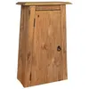 Image de Armoire latérale de salle de bain Pin massif 42x23x70 cm