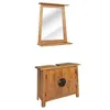 Image de vidaXL Mobilier de salle de bain Bois de pin massif recyclé