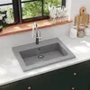 Image de Lavabo en granit 600 x 450 x 120 mm Gris