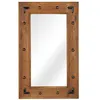 Image de vidaXL Miroir Bois d'acacia massif 50 x 80 cm