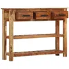 Image de vidaXL Buffet avec 3 tiroirs 110 x 30 x 80 cm Bois massif de Sesham