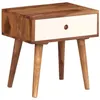 Image de vidaXL Nachtkastje 45x30x45 cm massief sheeshamhout246263