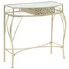 Image de Table d appoint Style français Métal 82 x 39 x 76 cm Doré