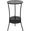 Image de Table de bistro Noir 40x70 cm Métal