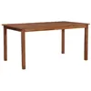 Image de Table a manger fixe sans tiroir 4 personnes en bois 150 x 90 x 74 cm
