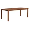 Image de Table de jardin 200x100x74 cm Bois d acacia massif