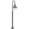 Image de vidaXL Lampadaire de jardin E27 120 cm Aluminium Vert foncé