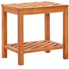 Image de Table d appoint Bois d acacia massif 45 x 33 x 45 cm