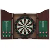 Image de Jeu de cibles professionnel Sisal avec armoire et 6 fléchettes