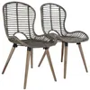 Image de Salon de jardin VIDAXL Rotin 2 personnes 2 pieces
