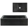Image de Lavabo 45x30x12 cm marbre noir brillant