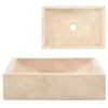 Image de Lavabo 45x30x12 cm marbre crème brillant
