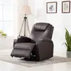 Image de vidaXL Massagestoel schommelend kunstleer bruin246636
