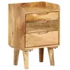 Image de Table de chevet Bois de manguier massif 40 x 30 x 59,5 cm