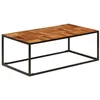 Image de Table basse 110x60x40 cm Bois d acacia solide et acier