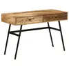Image de vidaXL Bureau avec tiroirs Bois solide de manguier 110x50x76 cm