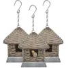 Image de vidaXL Vogelhuizen 3 st wicker246835