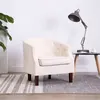 Image de vidaXL Fauteuil tissu beige