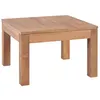 Image de vidaXL Table Basse Finition Naturelle Salon Table d'Appoint Bois Teck Massif